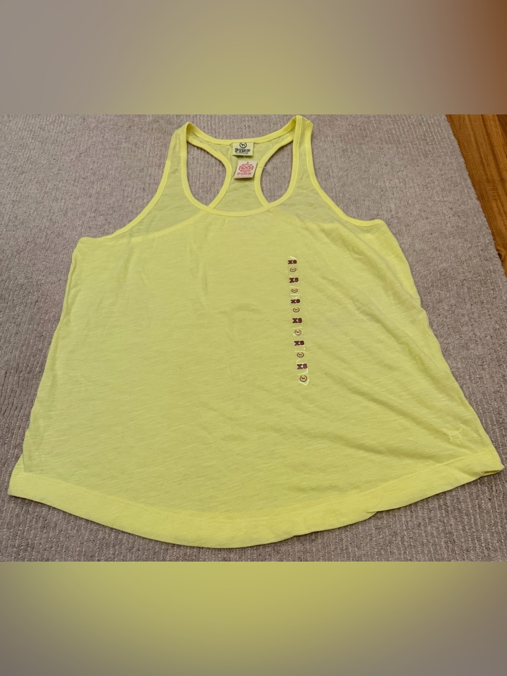 NWT Victoria's Secret PINK Racerback Tank Waistband Small Vintage Y2K